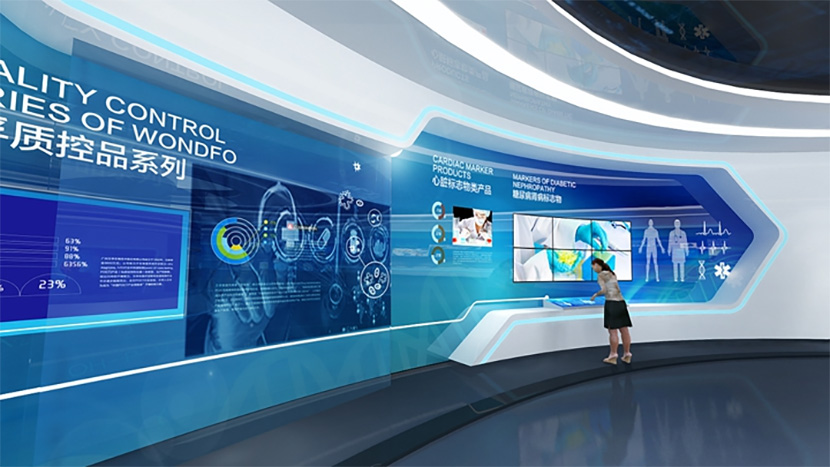 多屏聯動在企業展廳中的數字技術應用與內容展示